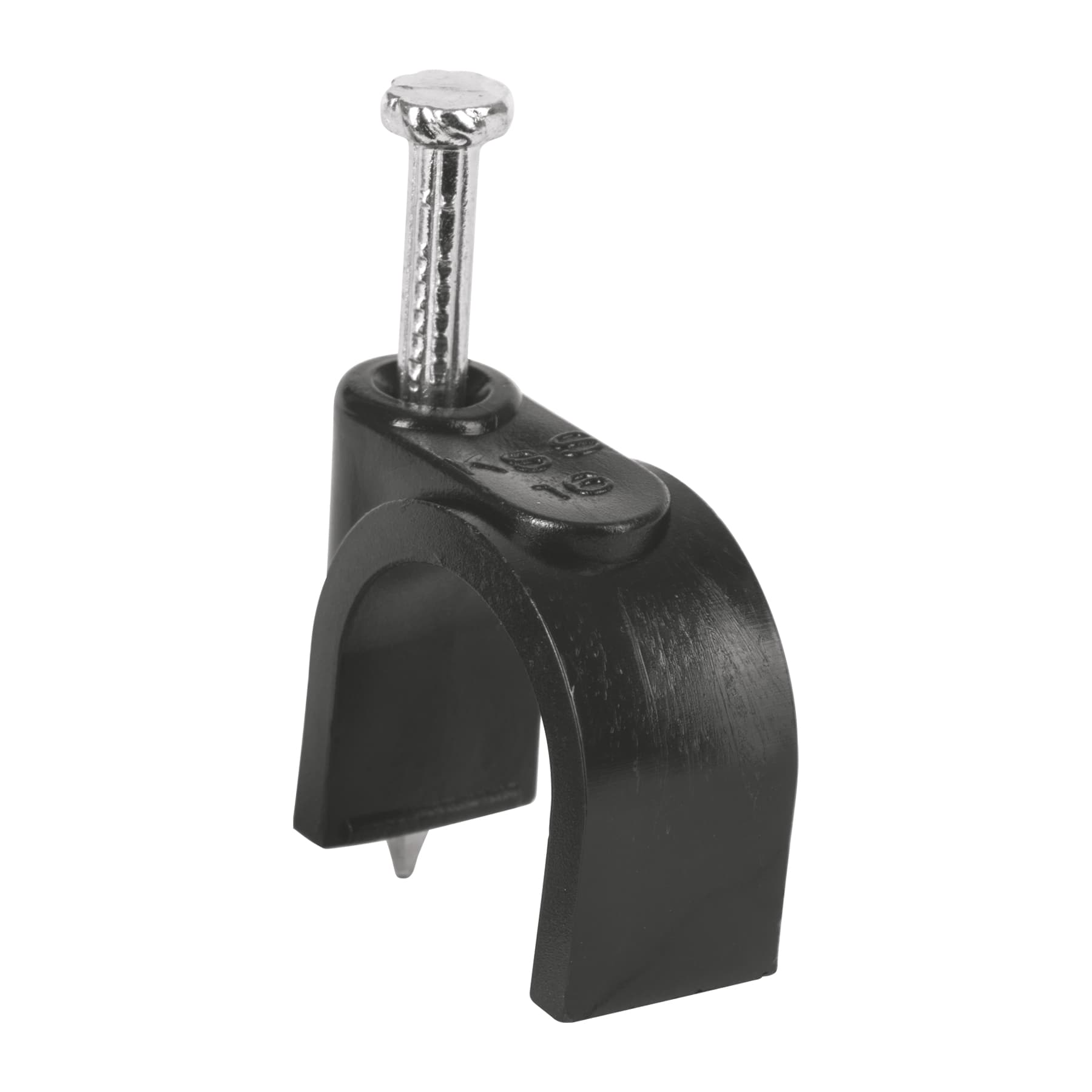 Bolsa con 20 grapas negras de 16 mm para cable redondo | GCU-16N | 48284