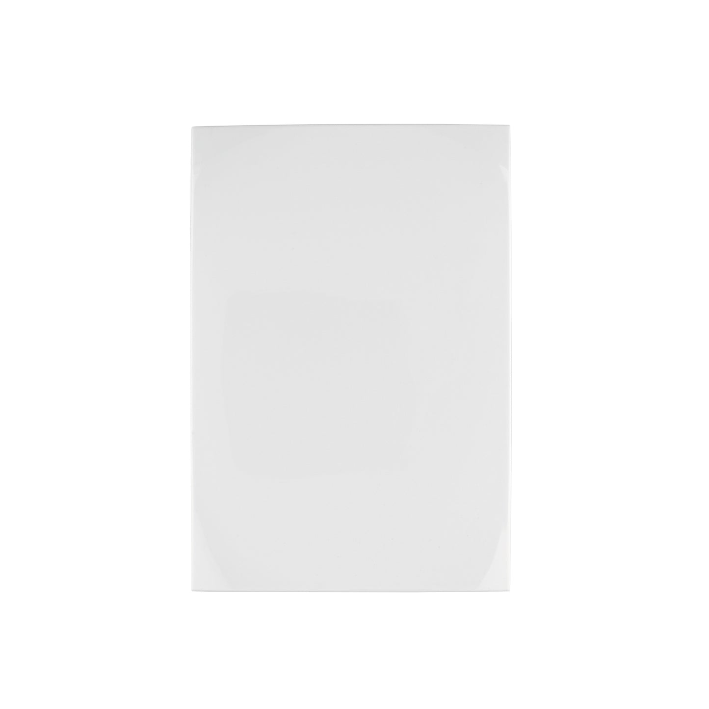 Placa de ABS ciega, línea Oslo, color blanco, Volteck | PPCI-OB | 48306