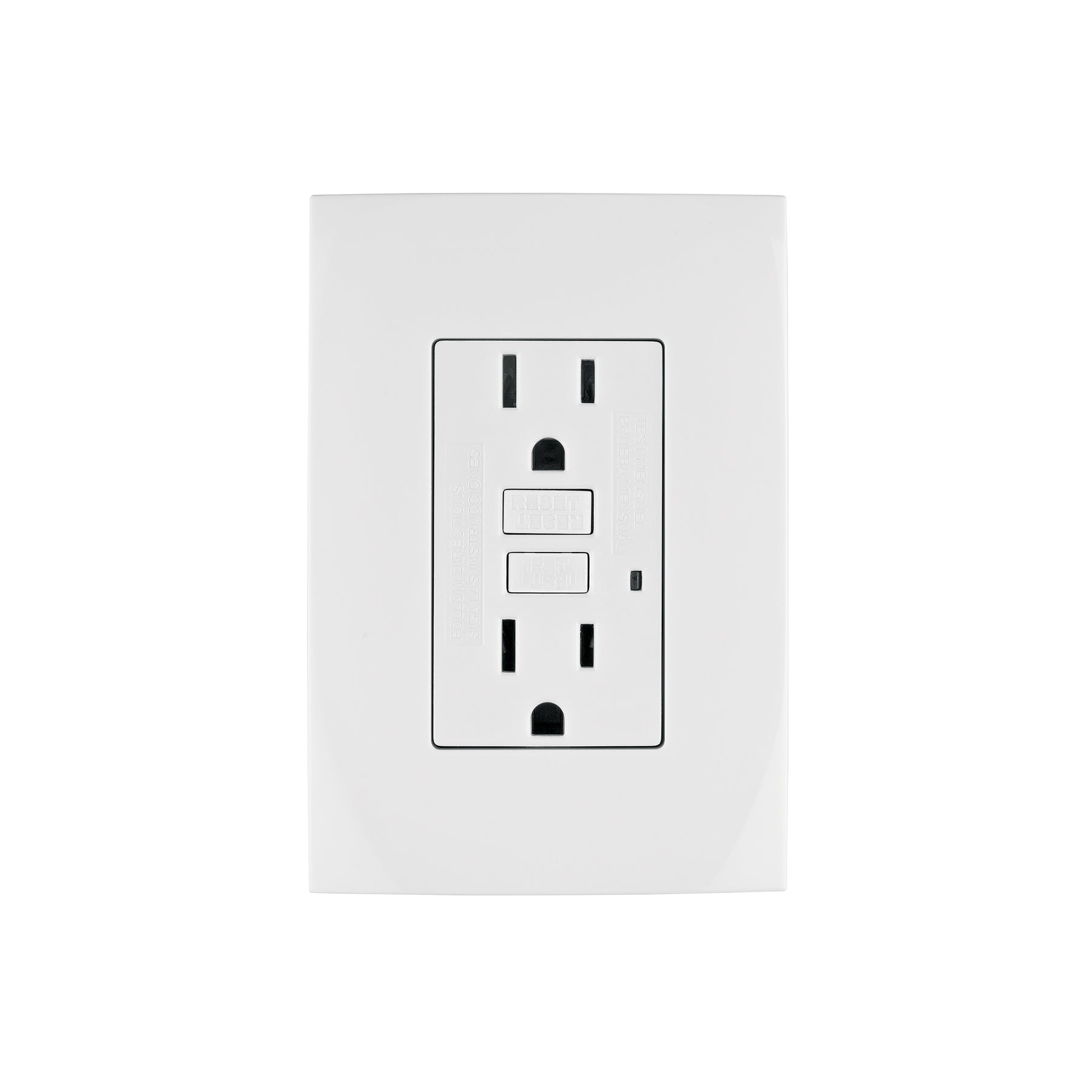 Contacto dúplex falla a tierra GFCI (ICFT), Oslo, Volteck | CODO-GFCIOB | 48310