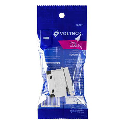 Interruptor sencillo, línea Oslo, color blanco, Volteck | APSE-OB | 48322