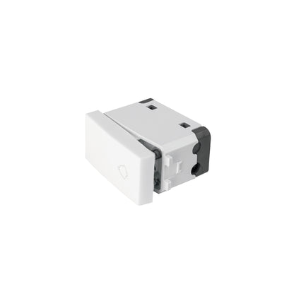 Interruptor para timbre, línea Oslo, color blanco, Volteck | APTI-OB | 48323
