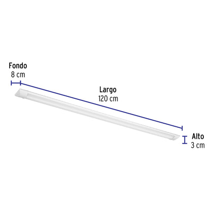 Luminario lineal delgado de LED 36 W para gabinete, Volteck | GAB-202L | 48391