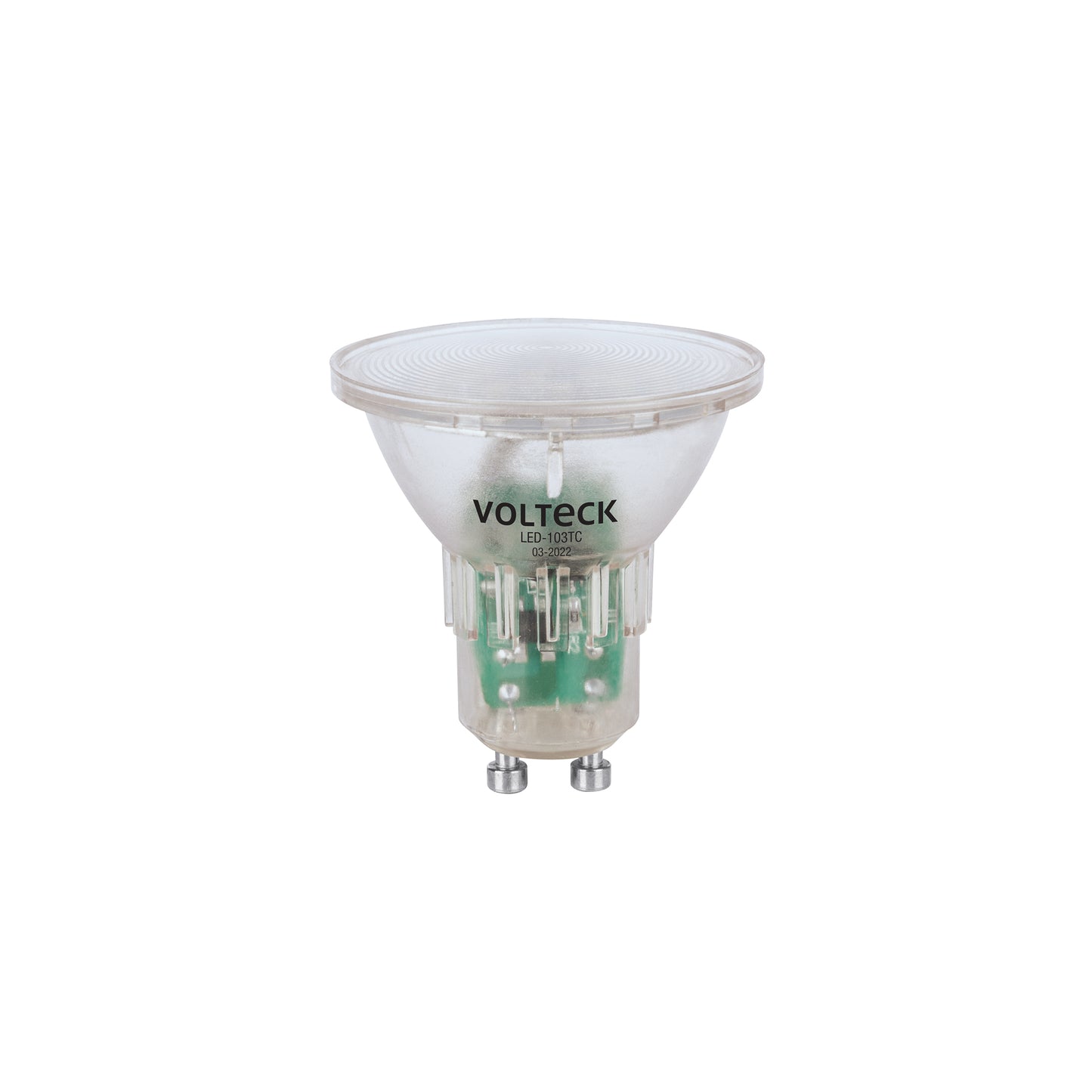 Lámpara trans. de LED 3 W MR16 base GU10 luz cálida, blíster | LED-103TC | 48405