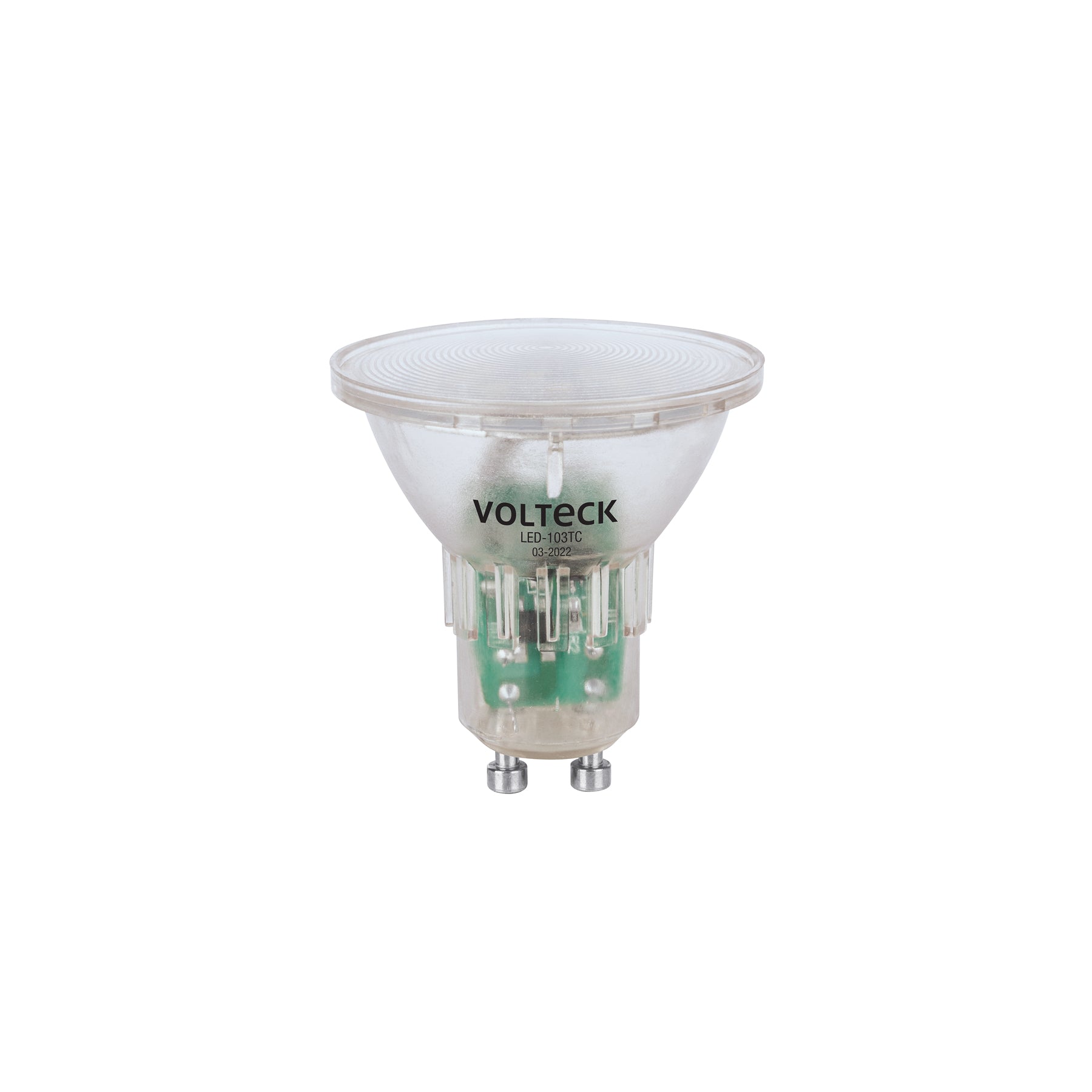 Lámpara trans. de LED 3 W MR16 base GU10 luz cálida, blíster | LED-103TC | 48405