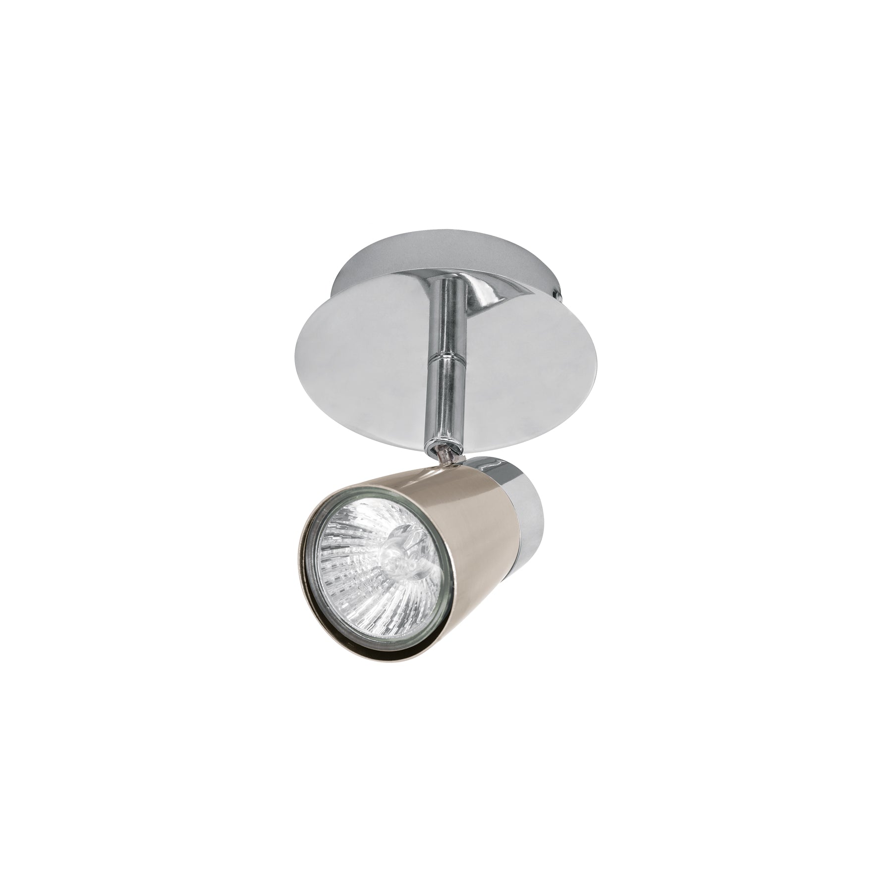Luminario de sobreponer con 1 spot base GU10, Volteck | SOB-301S | 48432