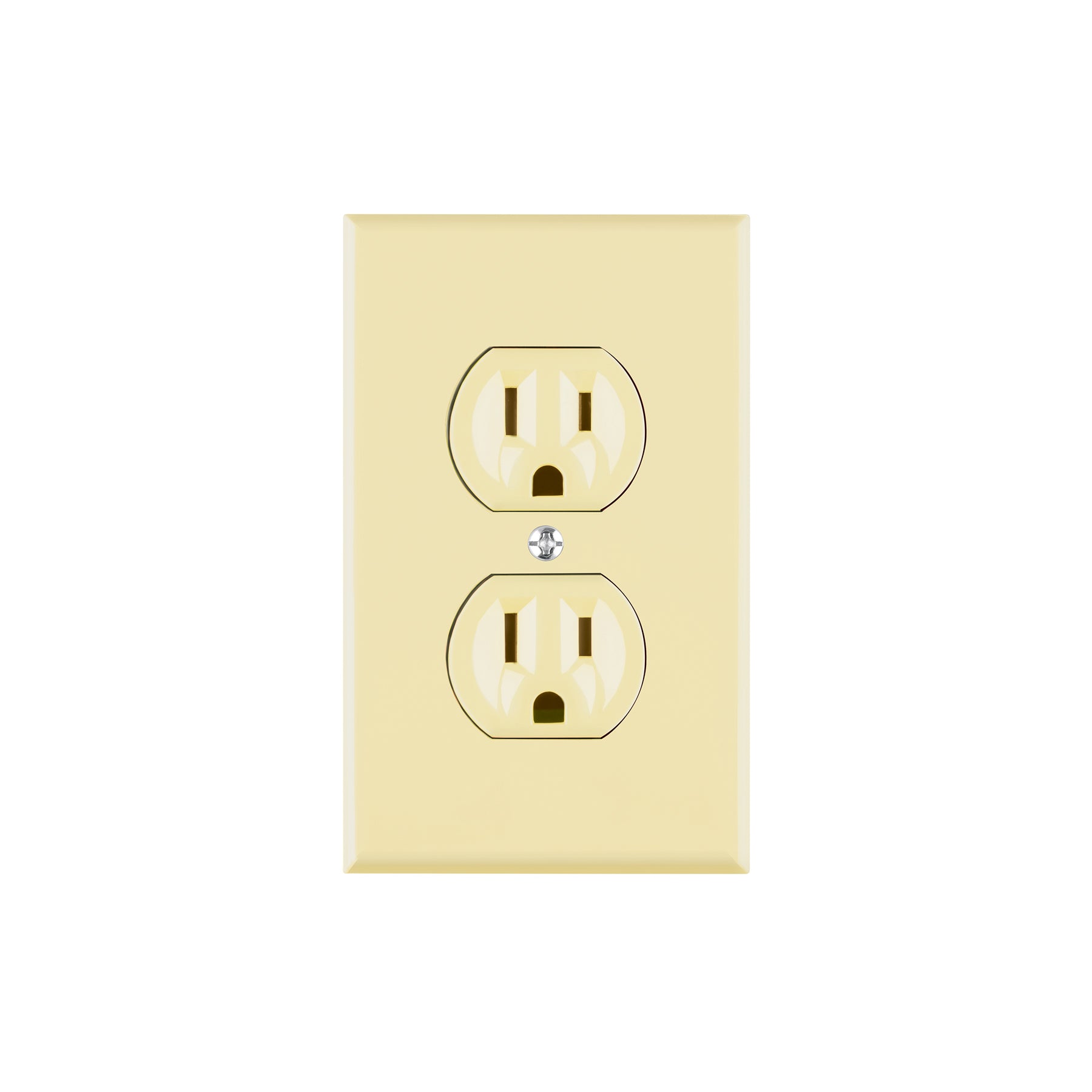 Placa armada 2 contactos polarizados, línea Standard, marfil | PA-CODO-S | 48488