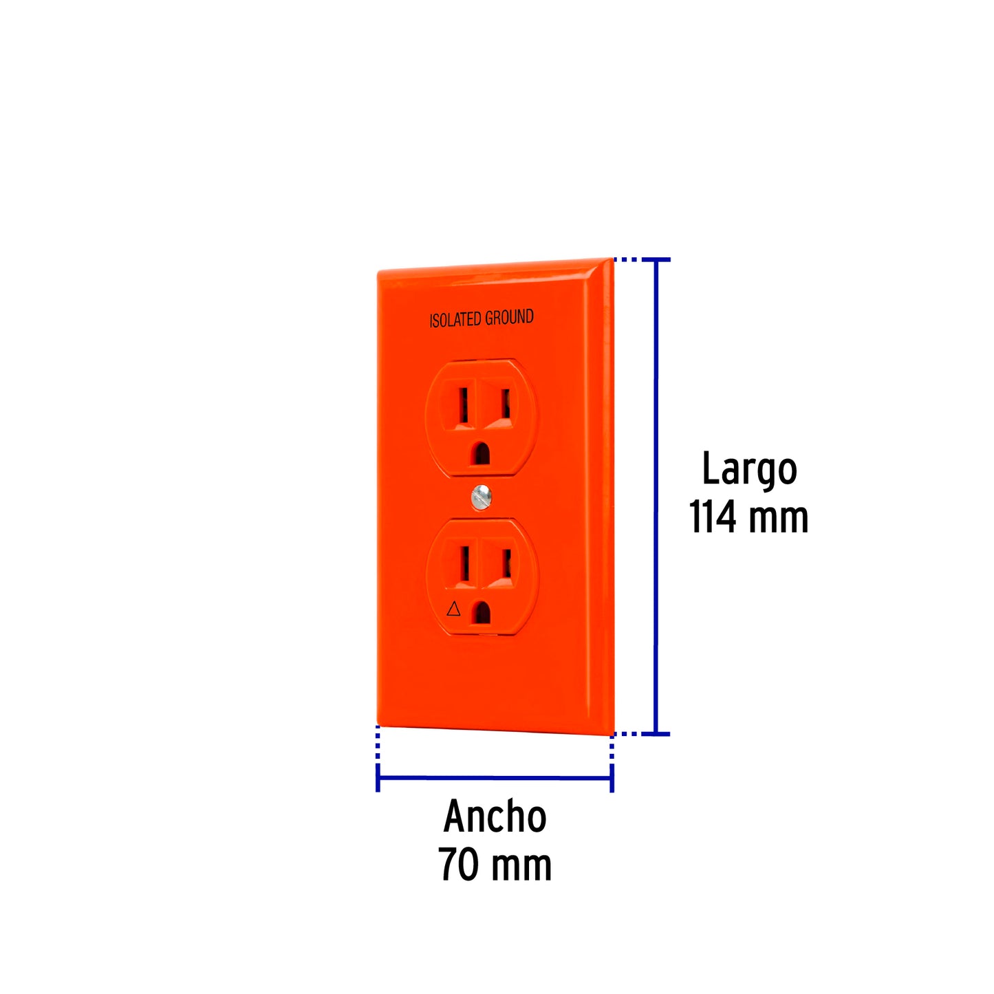 Placa armada contacto tierra aislada, línea Standard | PA-CODO-TAS | 48493