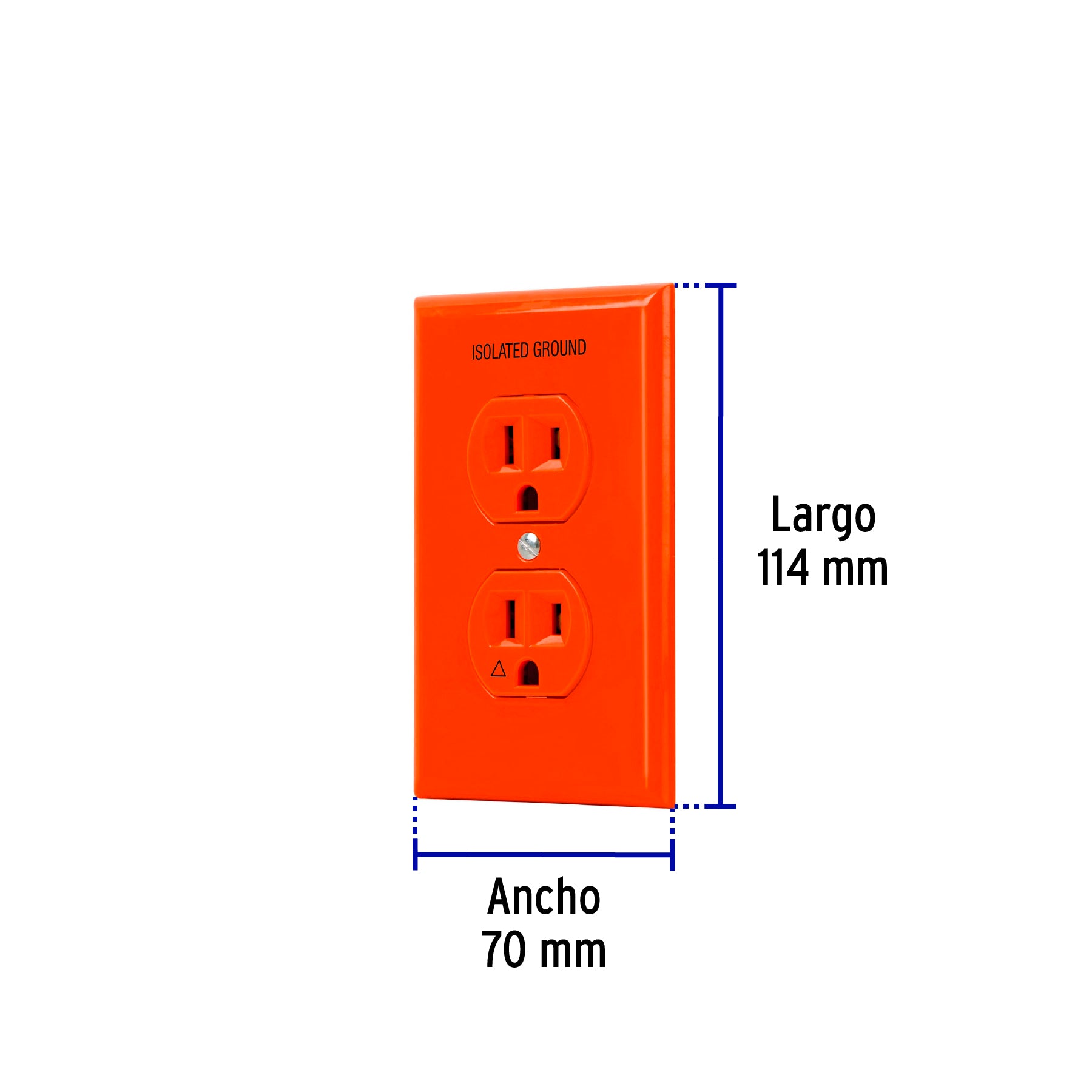 Placa armada contacto tierra aislada, línea Standard | PA-CODO-TAS | 48493