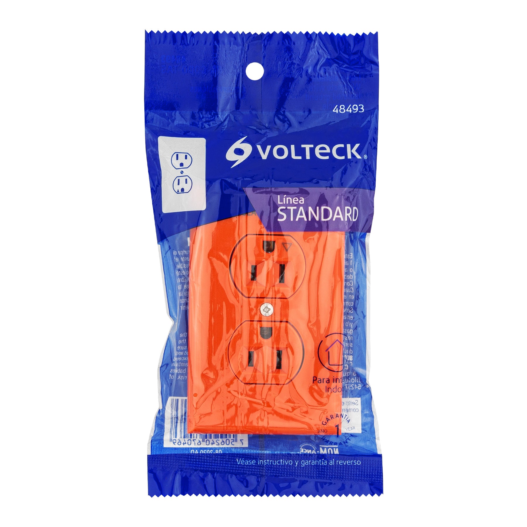 Placa armada contacto tierra aislada, línea Standard | PA-CODO-TAS | 48493