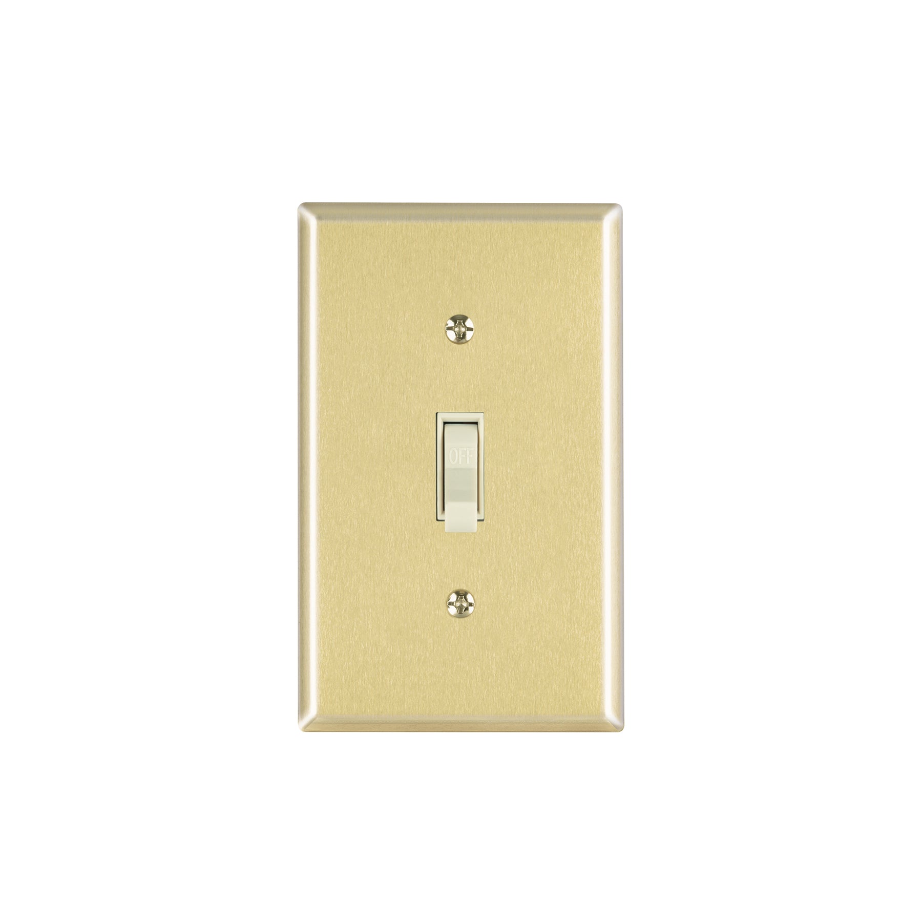 Placa armada interruptor sencillo, línea Standard, aluminio | PA-APSE-SA | 48497