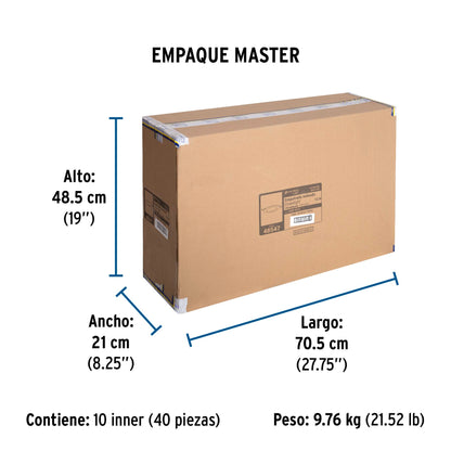 Luminario LED plafón 12W 6500K ultradelgado redondo, VOLTECK | EMP-201L | 48547