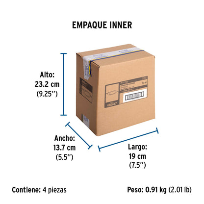 Luminario LED plafón 12W 6500K ultradelgado redondo, VOLTECK | EMP-201L | 48547