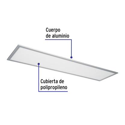 Panel delgado colgante de LED 45 W 30 x 120 cm luz de día | COL-401L | 48550