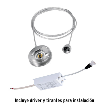 Panel delgado colgante de LED 45 W 30 x 120 cm luz de día | COL-401L | 48550