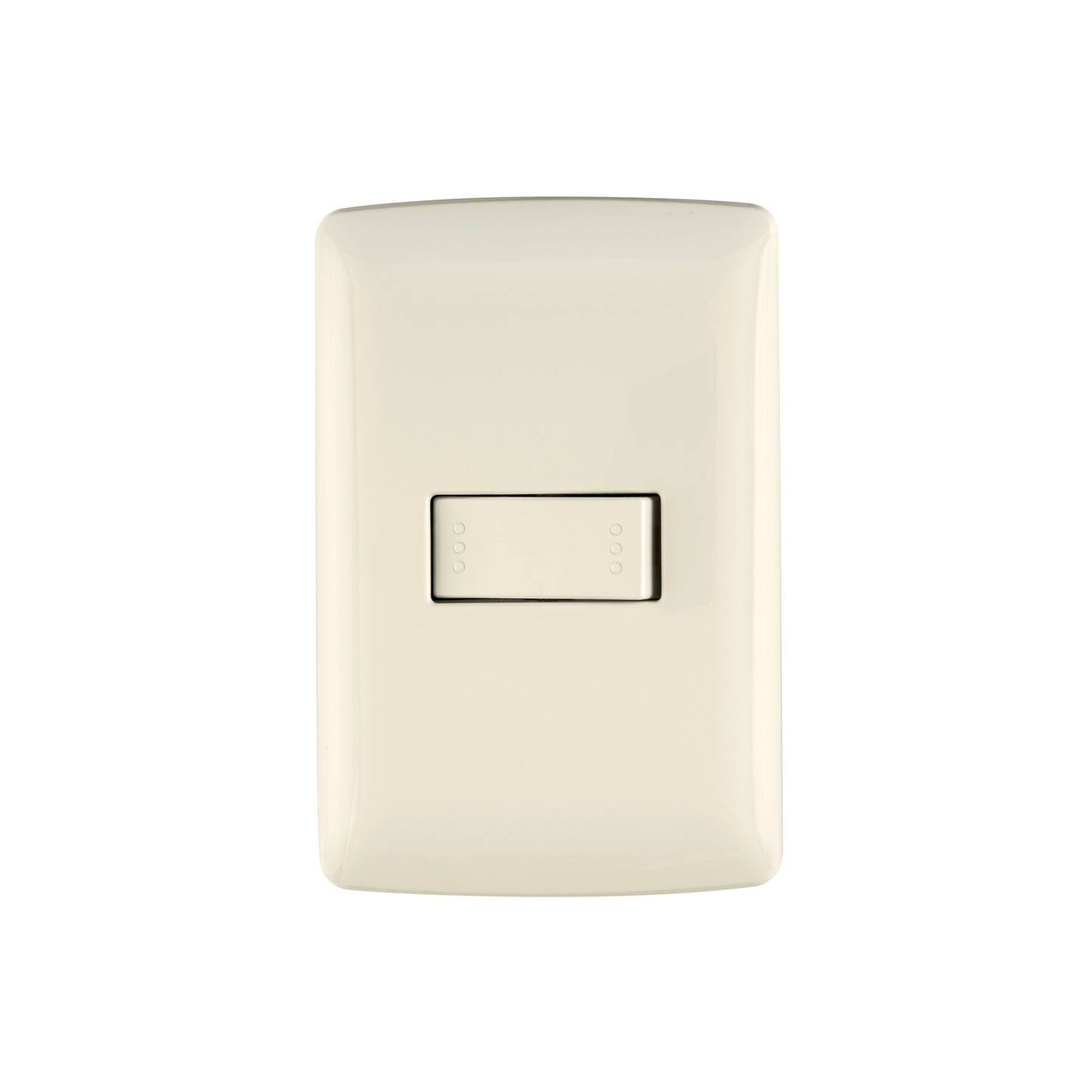 Placa armada 1 interruptor escalera marfil, línea Italiana | PA-APSE-EI | 48661