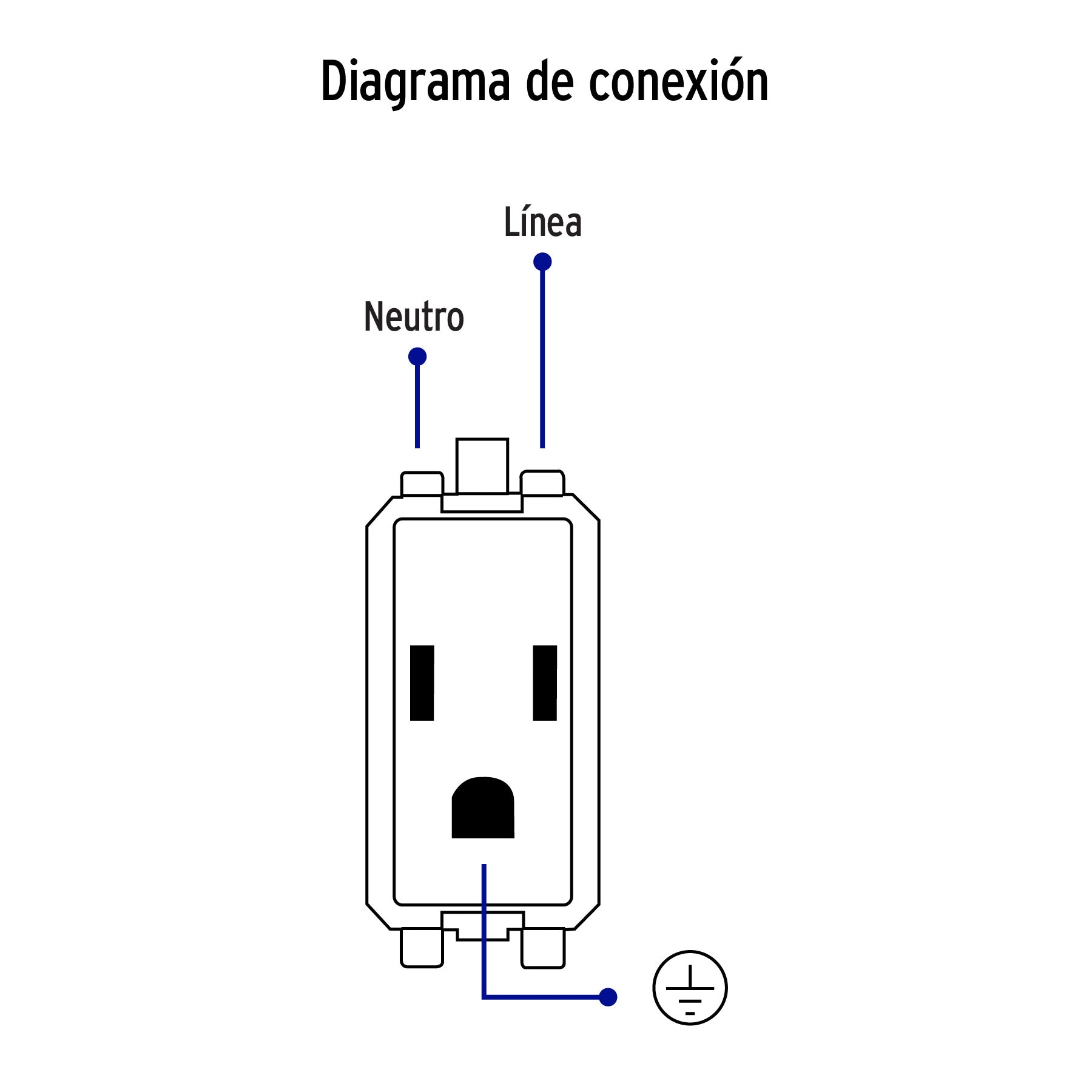 Placa armada 3 contactos aterrizados, marfil, línea Italiana | PA-COTR-I | 48669