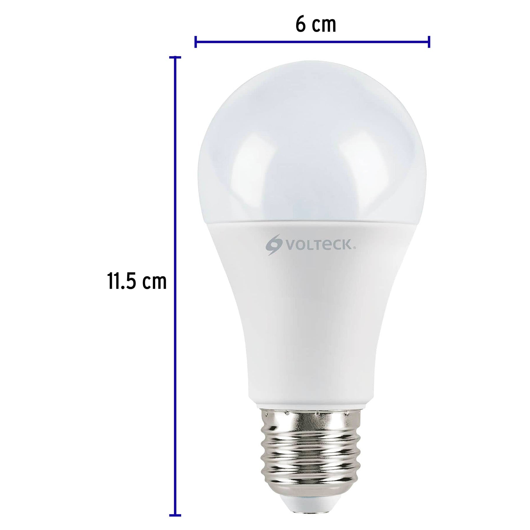 Pack de 4 lámparas LED A19 12 W (equiv. 75 W), luz de día | LED-75FX4 | 48794