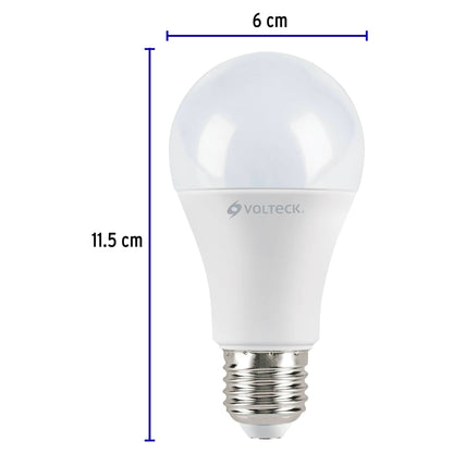 Pack de 4 lámparas LED A19 12 W (equiv. 75 W), luz de día | LED-75FX4 | 48794