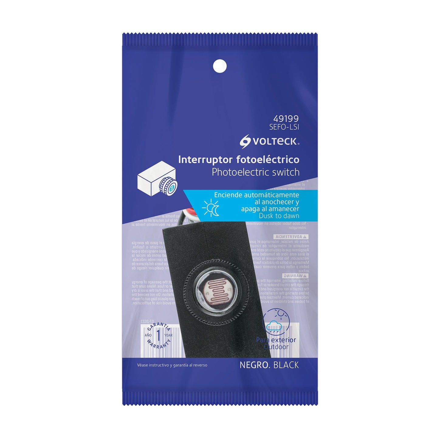 Interruptor fotoeléctrico 127 V, Volteck | SEFO-LSI | 49199