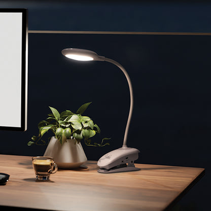 Lámpara escritorio LED 4 W recargable c/clip, 3 intensidades | LES-40L | 49201
