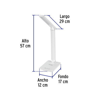 Lámpara de LED 8W 5 niveles de iluminación para escritorio | LES-300L | 49323