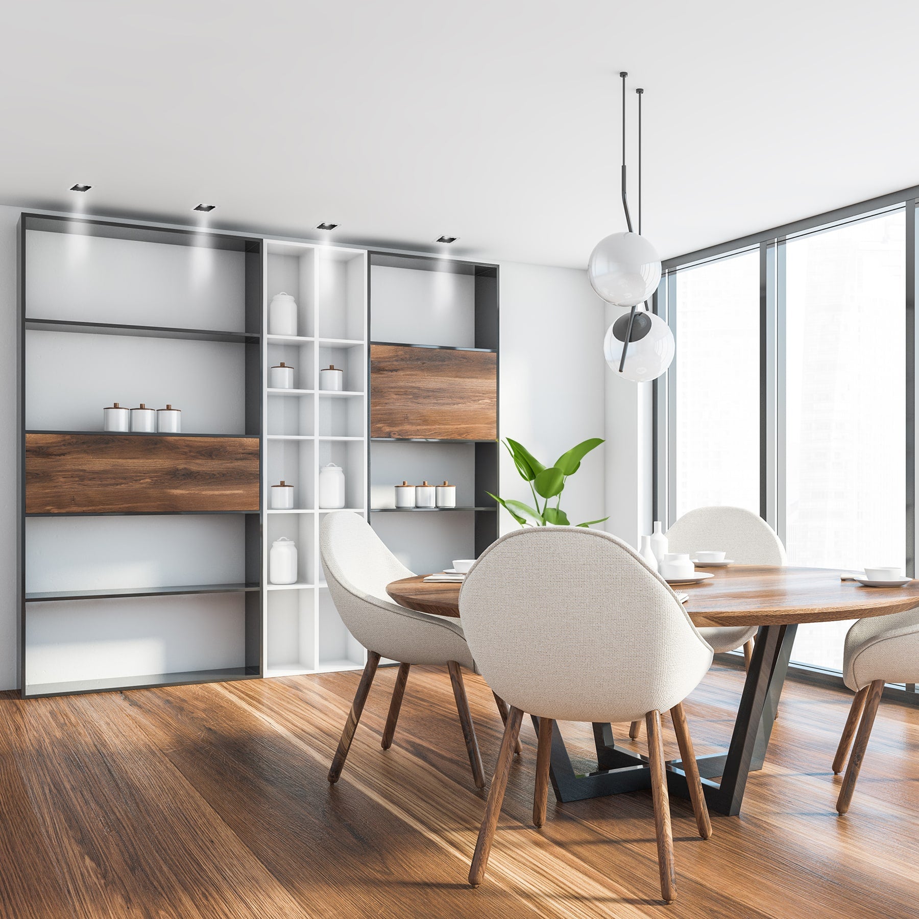 Luminario empotrable con 1 spot dirigible, blanco, VOLTECK | EMP-710S | 49544