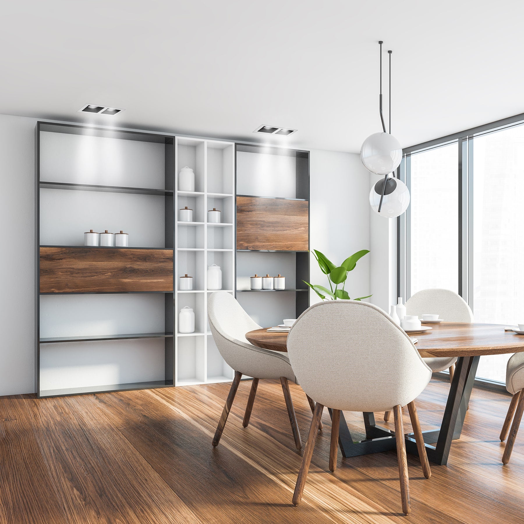 Luminario empotrable con 2 spots dirigibles, blanco, VOLTECK | EMP-720S | 49549