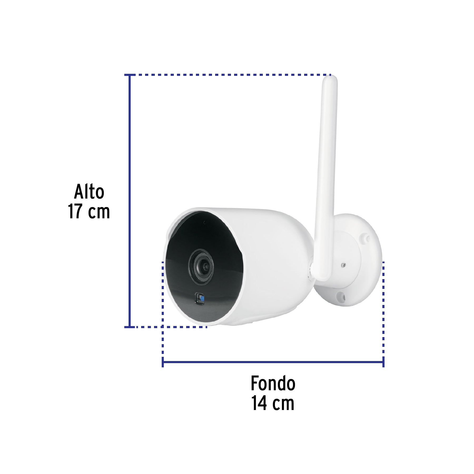 Cámara WiFi Tipo Bala 2MP, Volteck | CTV-21W | 49559