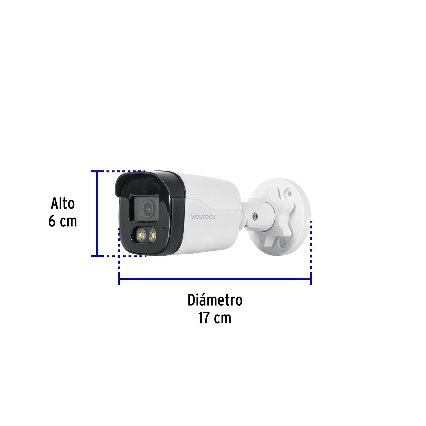 Cámara Tipo Bala 2MP, Lente 3.6mm, Volteck | CTV-22A | 49574