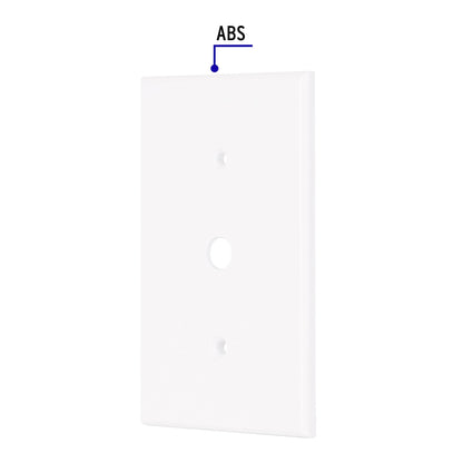 Placa de ABS para atenuador, Standard, blanco, Volteck | PPDI-SB | 49712