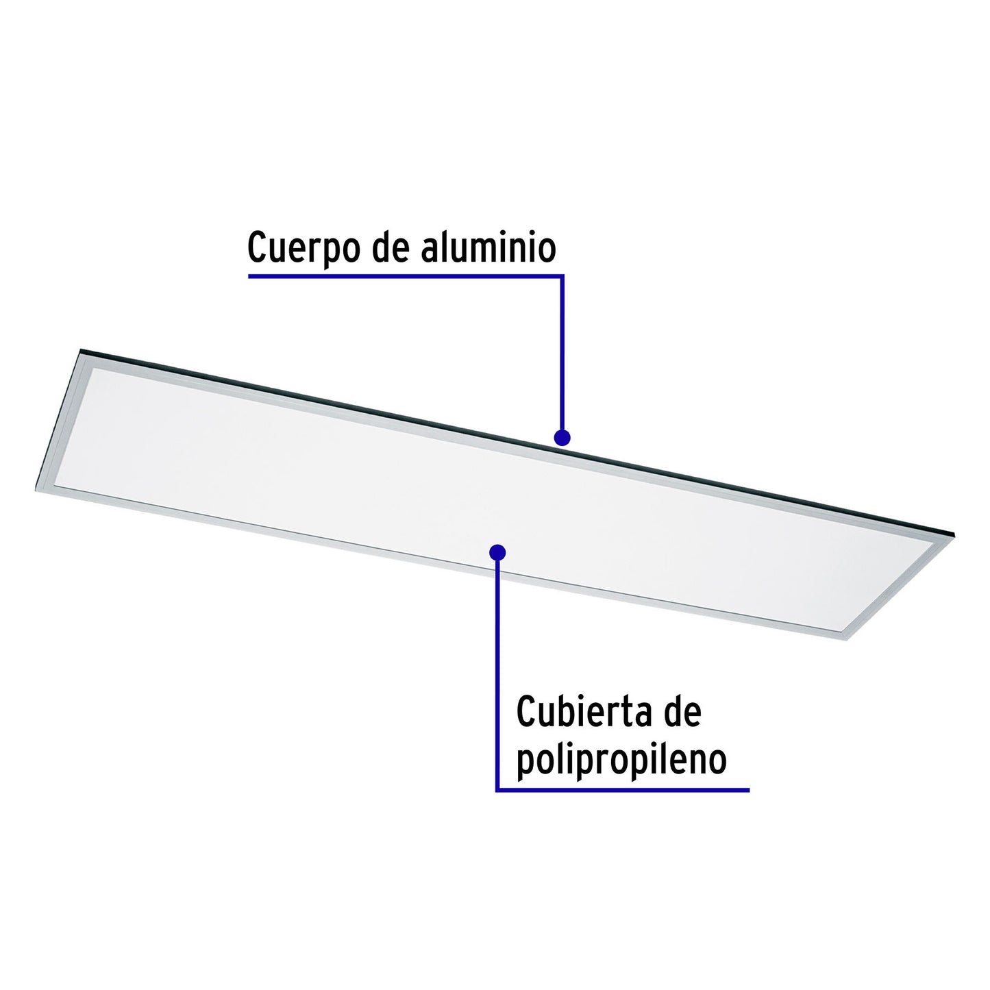 Panel delgado colgante de LED 45 W 30 x 120 cm luz neutra | COL-401LN | 49725