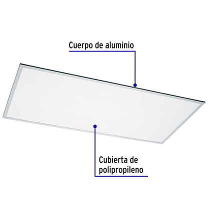 Panel delgado colgante de LED 65 W 60 x 120 cm luz neutra | COL-402LN | 49726