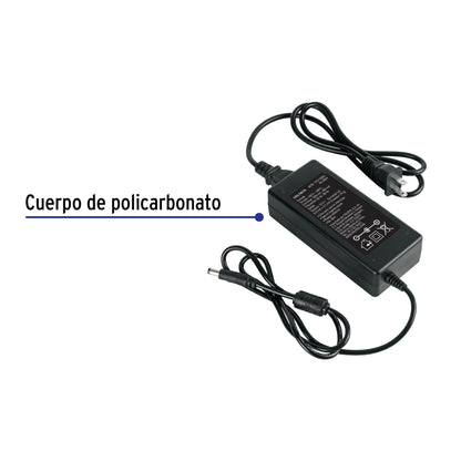 Fuente de Alimentación 12V 5A para CCTV, Volteck | CTV-125FA | 49787