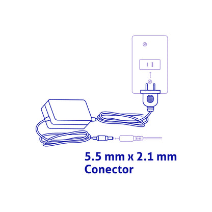 Fuente de Alimentación 12V 5A para CCTV, Volteck | CTV-125FA | 49787