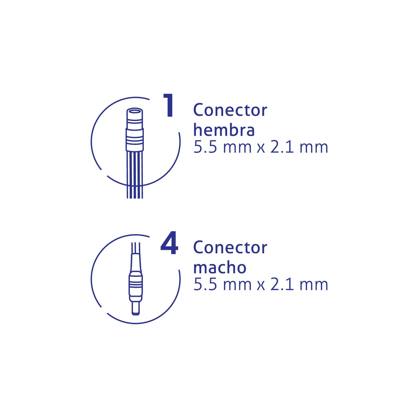 Cable Divisor de Energía tipo Pulpo 1 a 4 para CCTV, Volteck | CTV-14CP | 49788