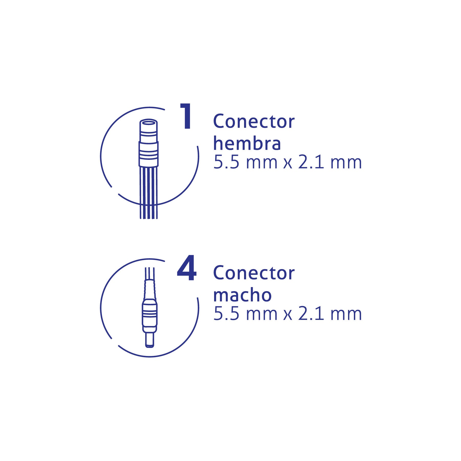 Cable Divisor de Energía tipo Pulpo 1 a 4 para CCTV, Volteck | CTV-14CP | 49788