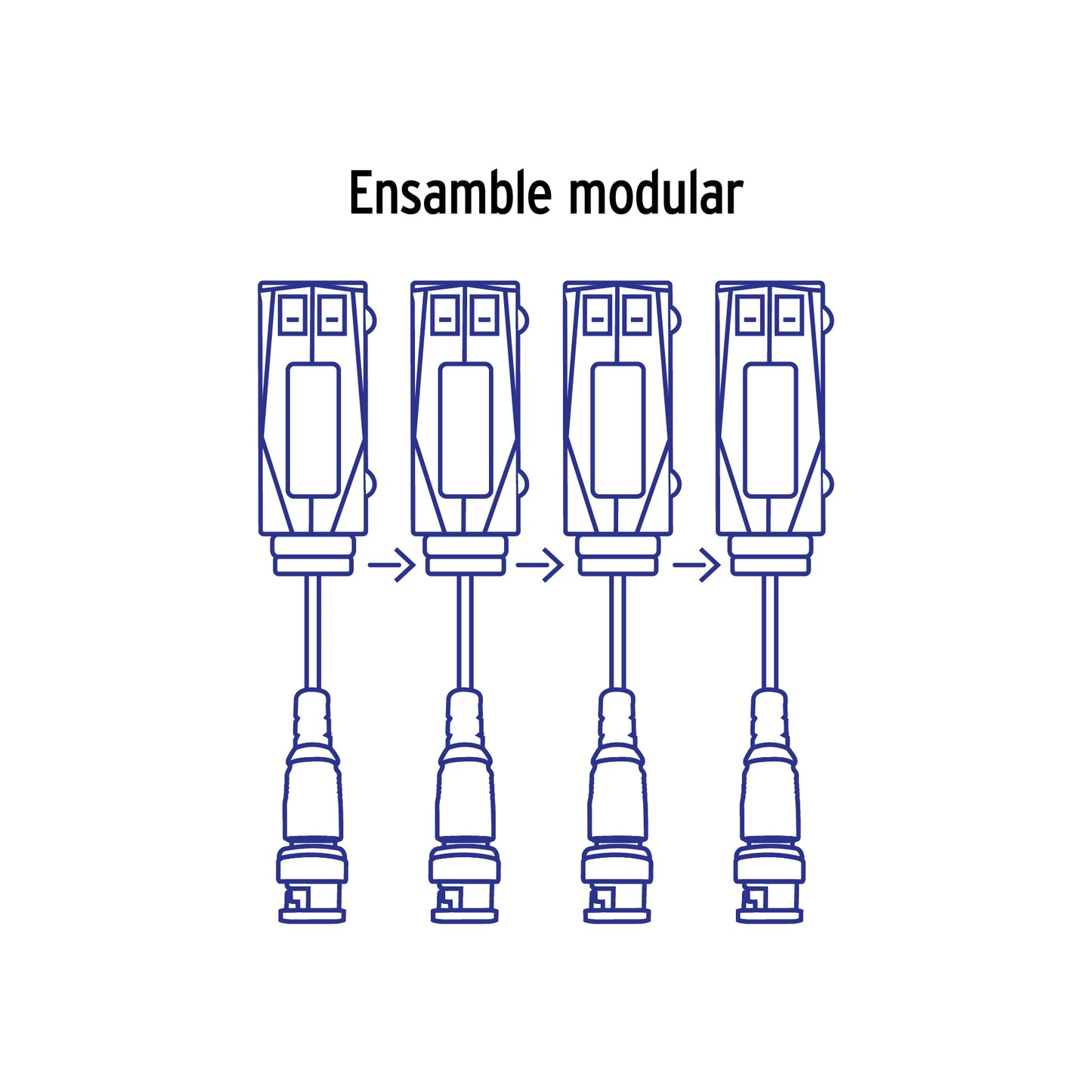 Par de Transceptores Pasivos Video Balun, hasta 8MP, Volteck | CTV-8TR | 49793