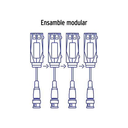 Par de Transceptores Pasivos Video Balun, hasta 8MP, Volteck | CTV-8TR | 49793
