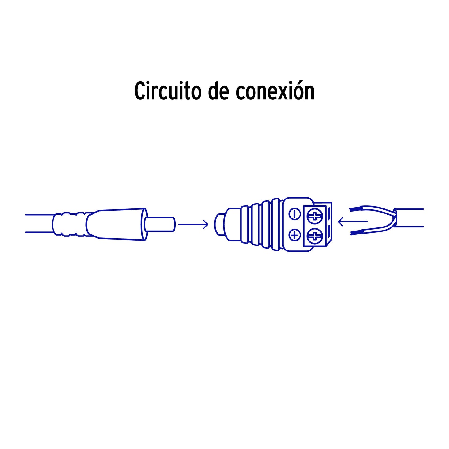 Conector de energía para CCTV tipo hembra, Volteck | CTV-1H | 49795