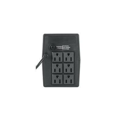 No Break 700 VA / 360 W con 6 contactos, Volteck | NB-700 | 49841