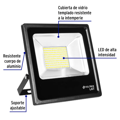 Reflector LED para exteriores 100W 6500K, VOLTECK | REF-304L | 49895
