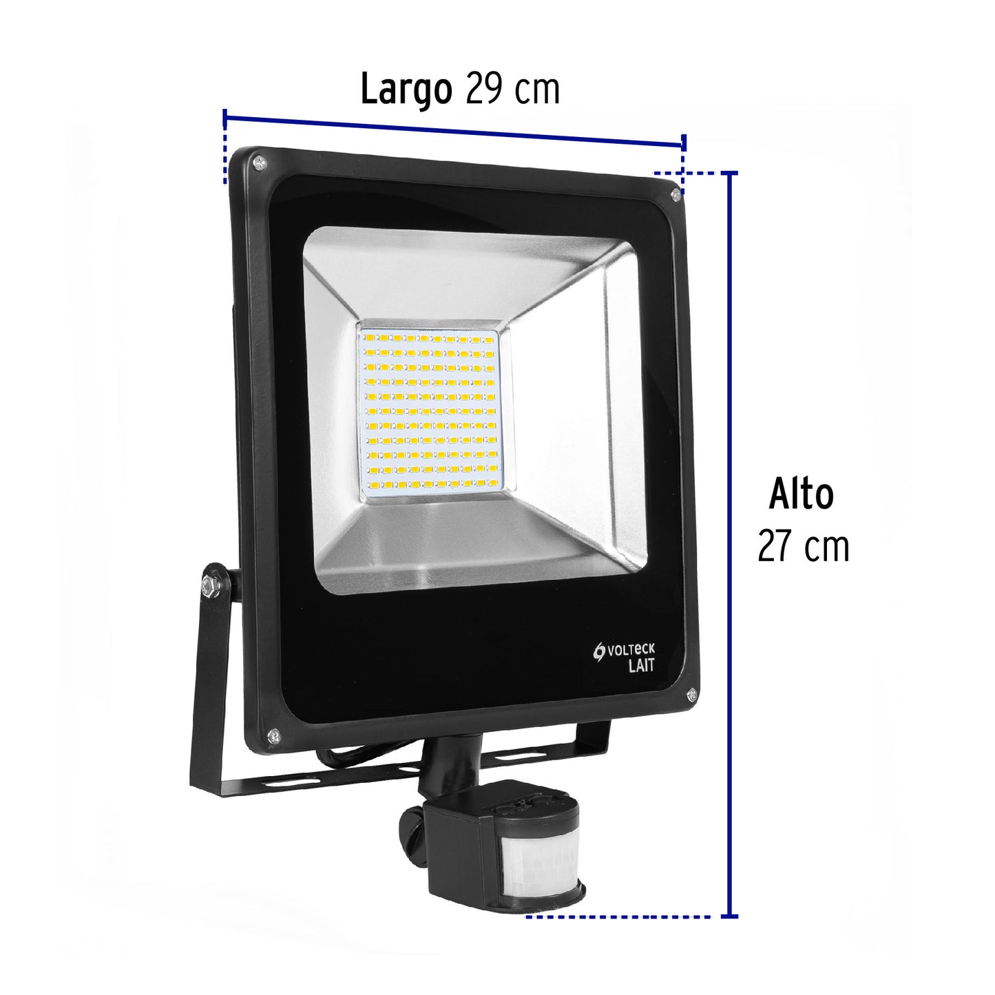 Reflector LED para exteriores 50W 6500K con sensor, VOLTECK | REF-903L | 49896