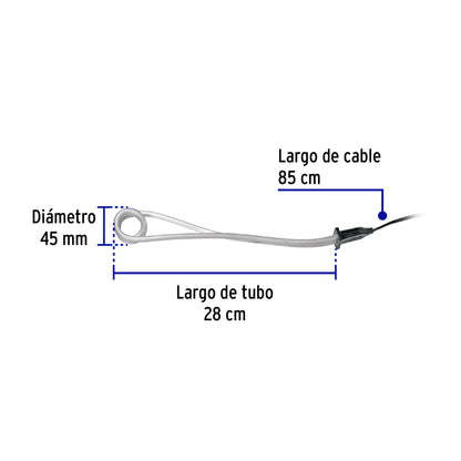 Calentador de inmersión p/agua #8 de 30 L, 1500 W, Volteck | CAGU-8 | 49980