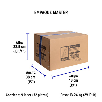 Calentador de inmersión p/agua #10 de 38 L, 1900 W, Volteck | CAGU-10 | 49981