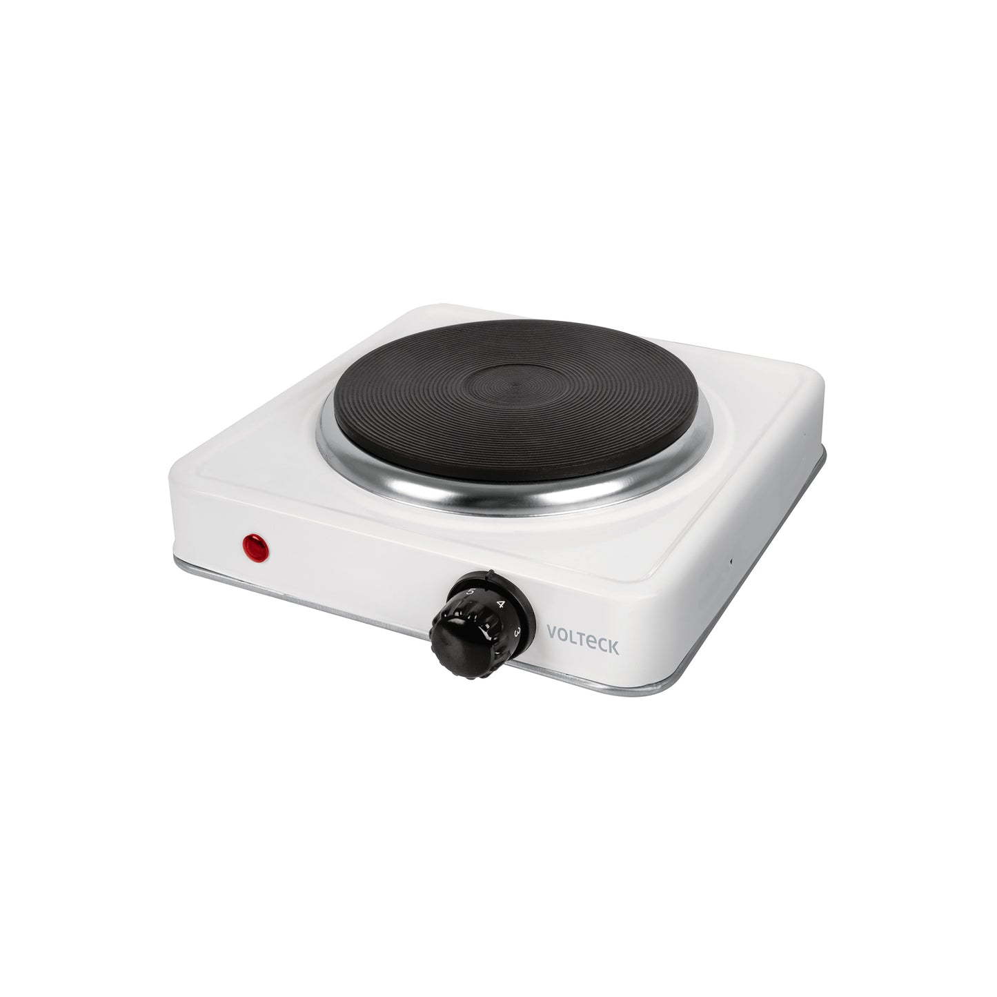 Parrilla eléctrica 1 quemador de disco, blanca, VOLTECK | PAEL-1CD | 49989