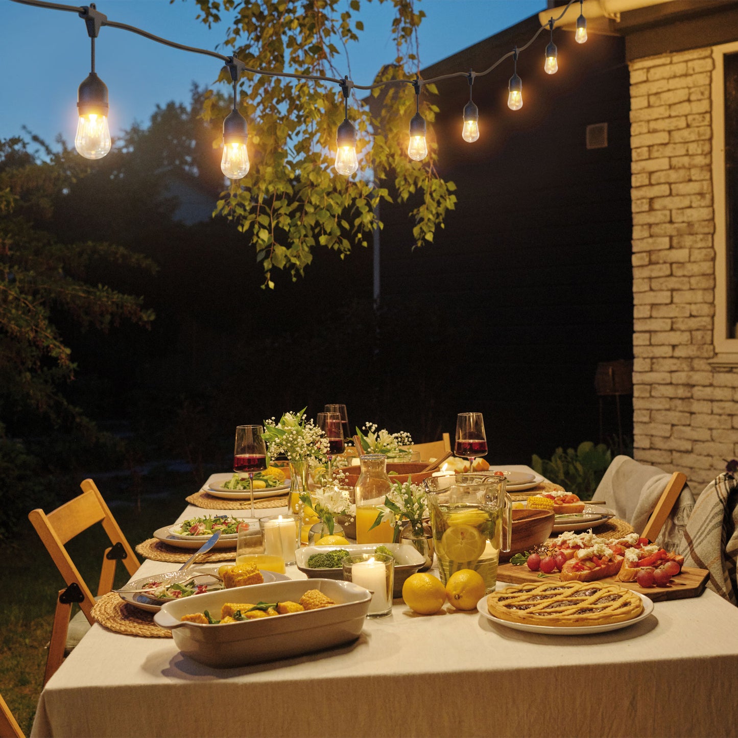 Serie de 14.6 m con 24 luces incandescentes para exterior | SL-14I | 49993