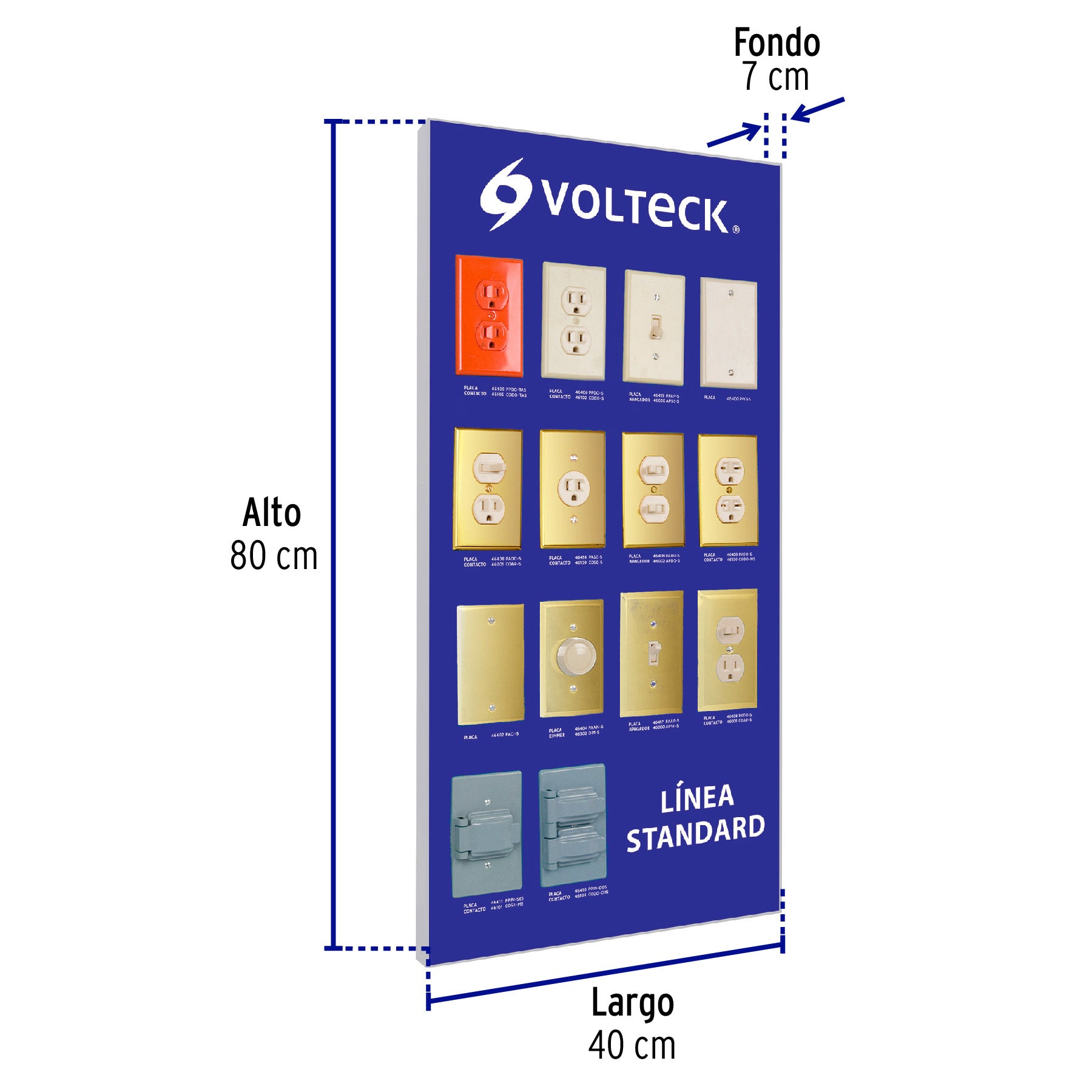 Exhibidor línea standard, Volteck | EX-LS-VK | 51585