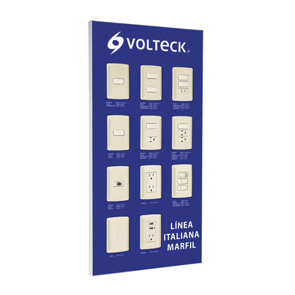 Exhibidor línea italiana, Volteck | EX-LI-VK | 51586