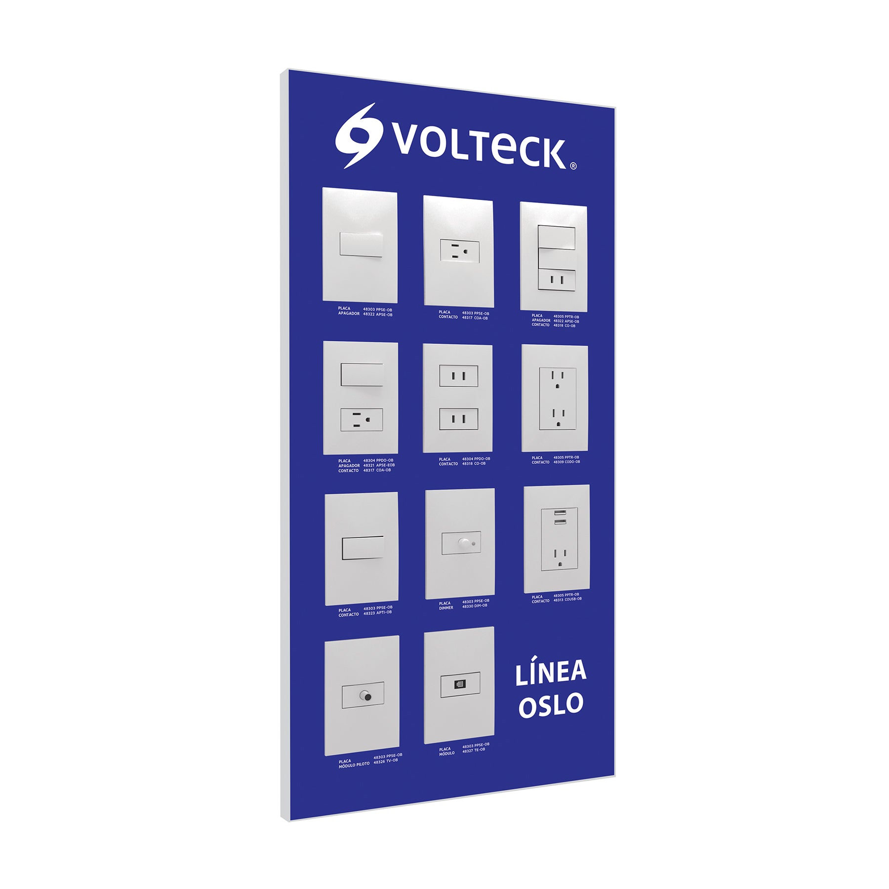 Exhibidor de línea Oslo, Volteck | EX-LO-VK | 51588