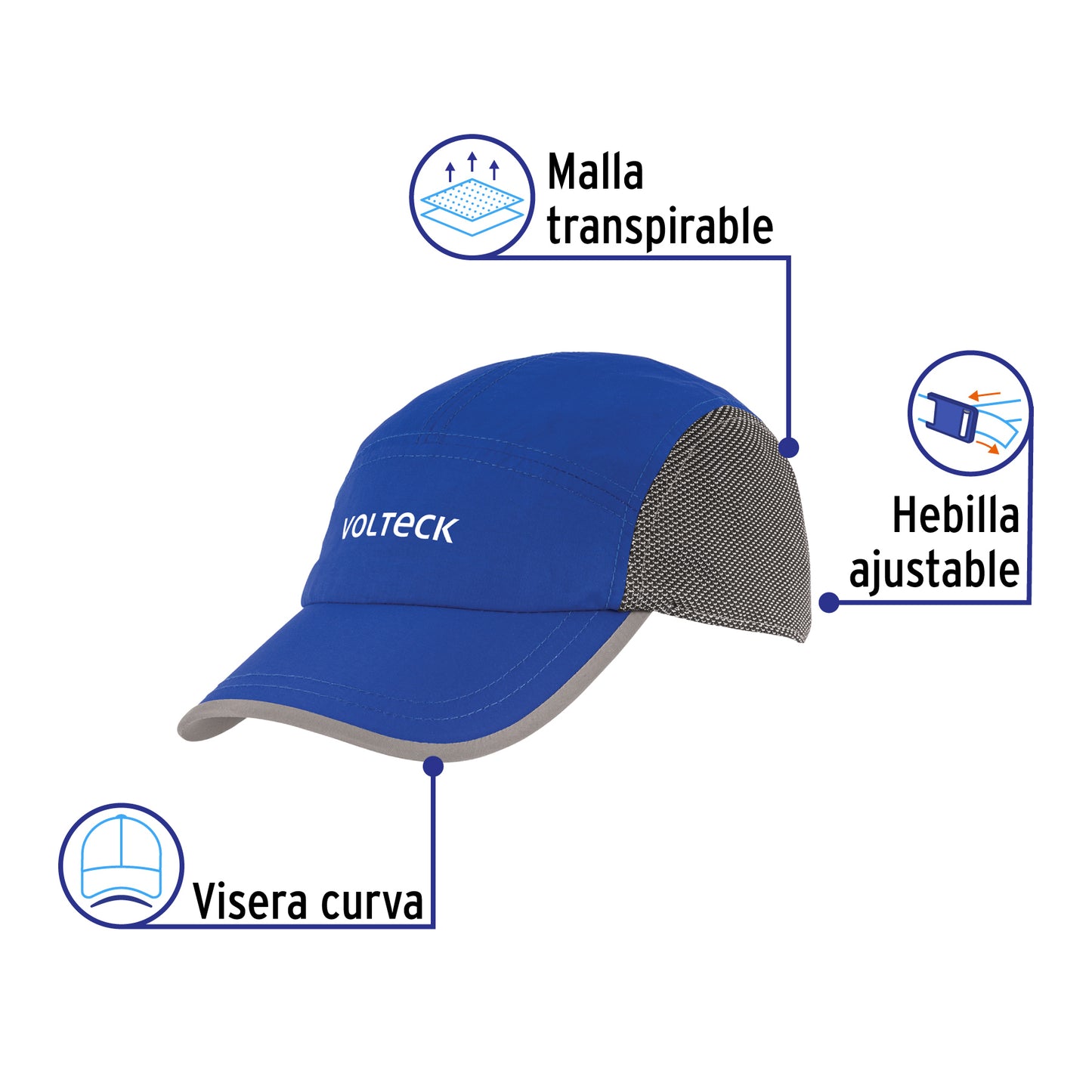 Gorra unitalla, Volteck | GORV | 60436